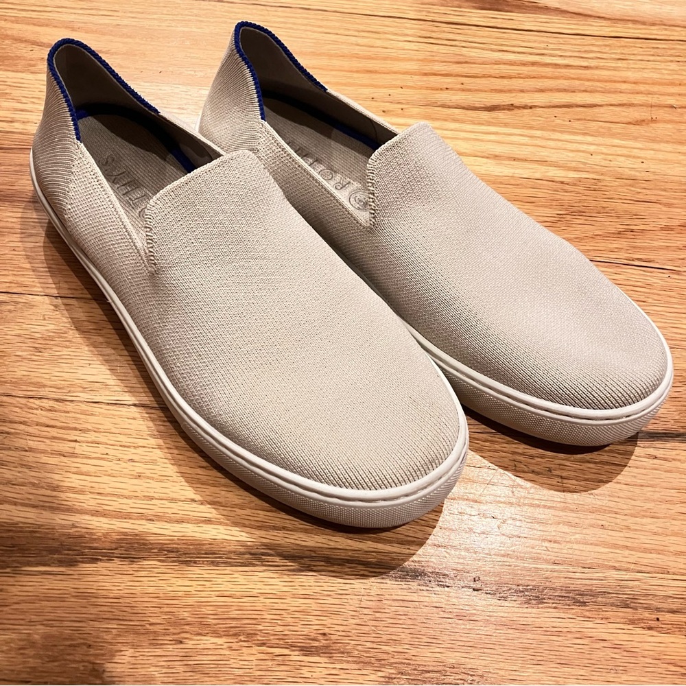 Rothys Slip On Sneaker in Sand EUC